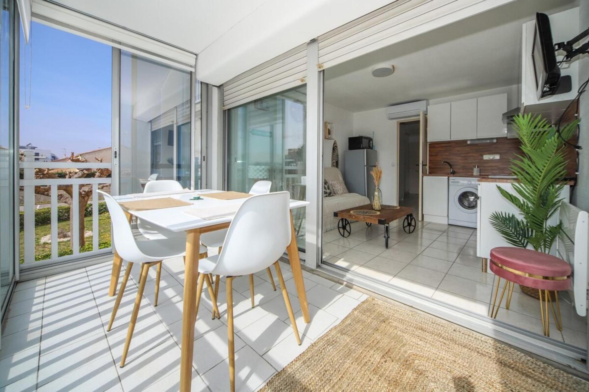 T2 Label Plage Piscine Proche Mer Parking Palavas 외부 사진